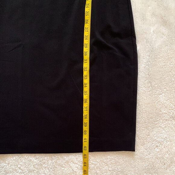 Marciano Guess Dress Size Med Black Zipper Long Sleeve Midi Length Cocktail NWT - Picture 10 of 11